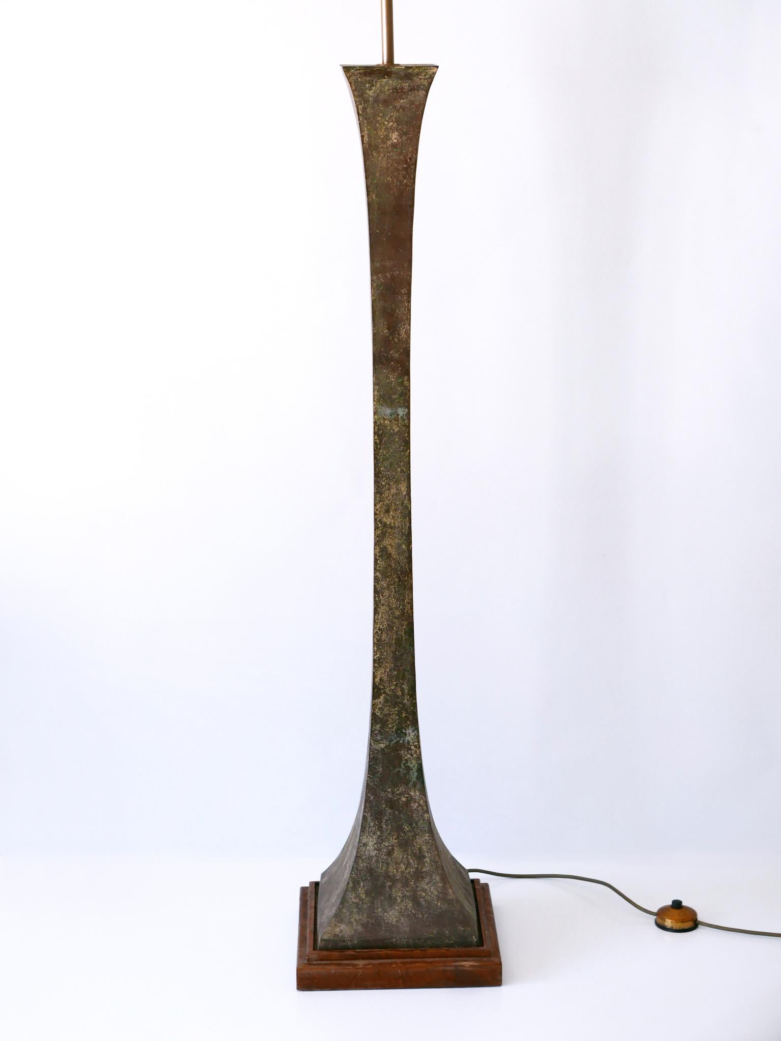 Verdigris Bronze Floor Lamp by Stewart Ross James for Hansen Lighting, 1960s For Sale 3