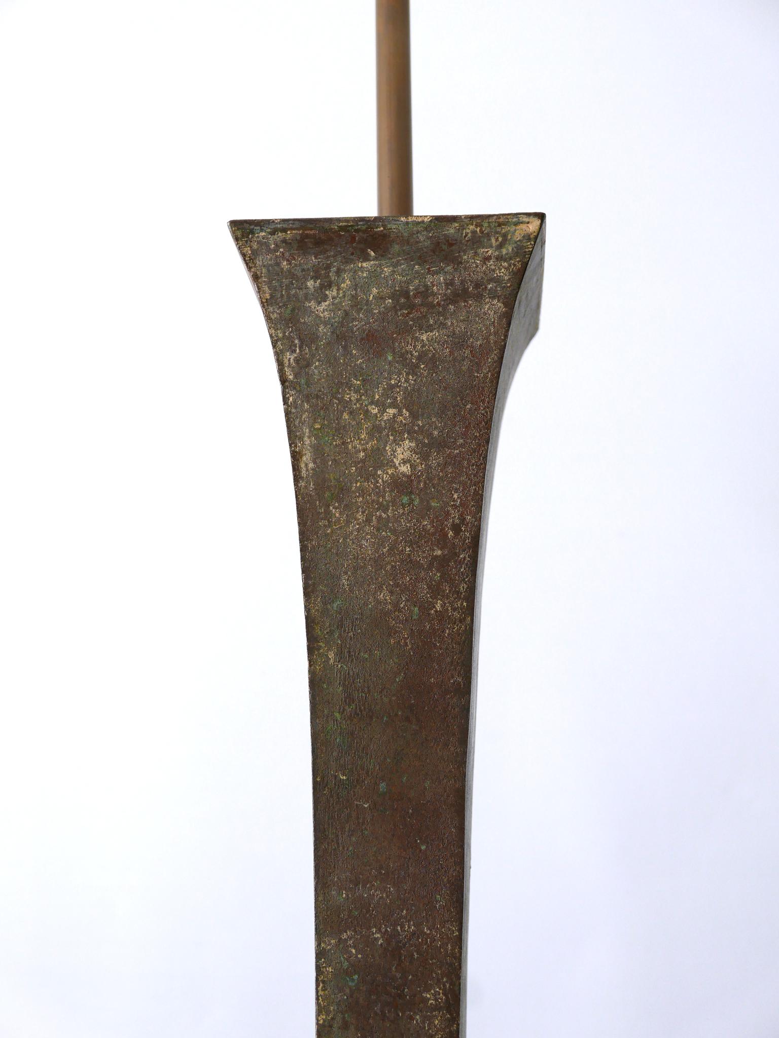 Verdigris Bronze Floor Lamp by Stewart Ross James for Hansen Lighting, 1960s For Sale 5