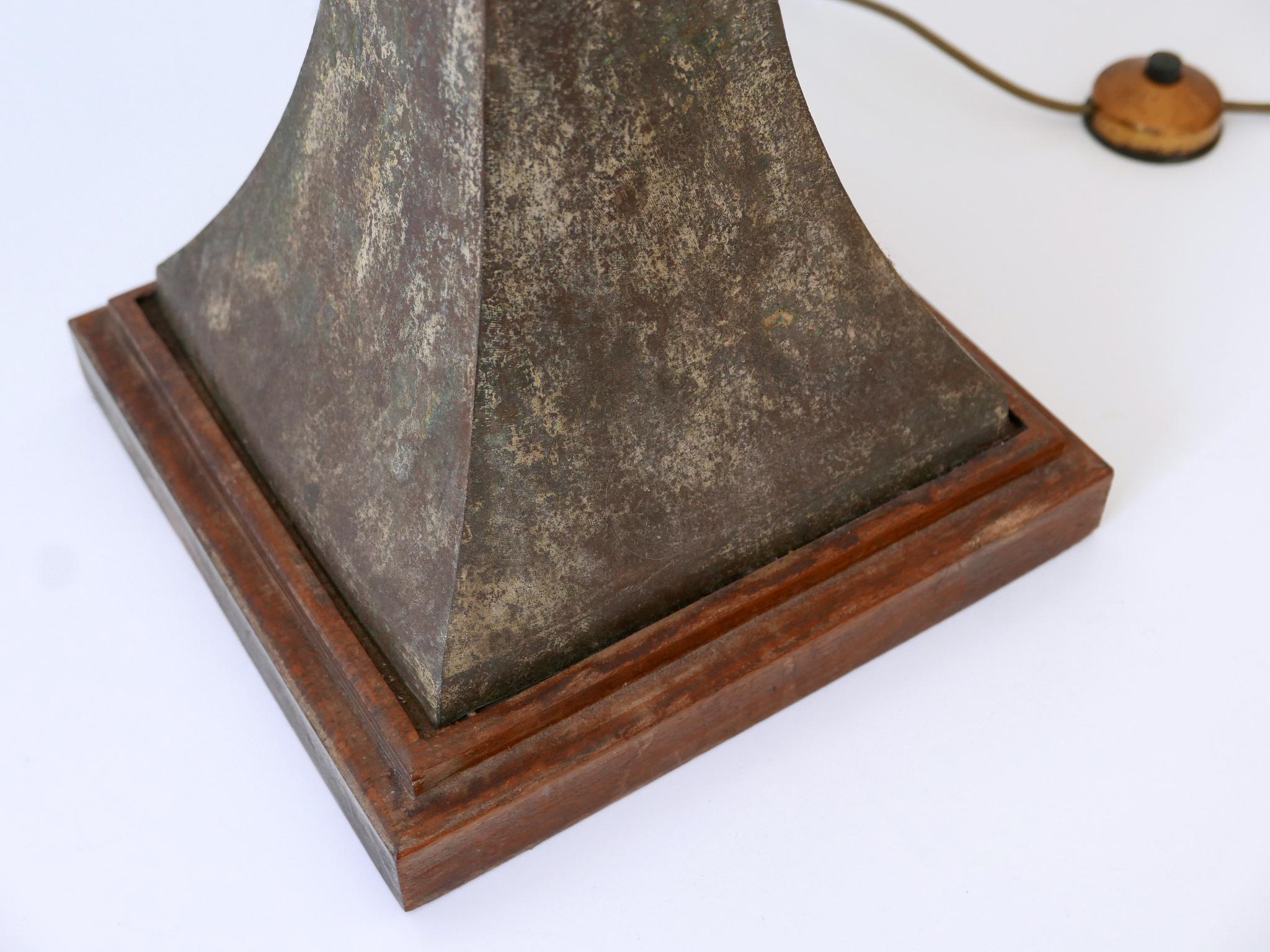 Lámpara de pie Verdigris Bronce de Stewart Ross James para Hansen Lighting, años 60 en venta 7