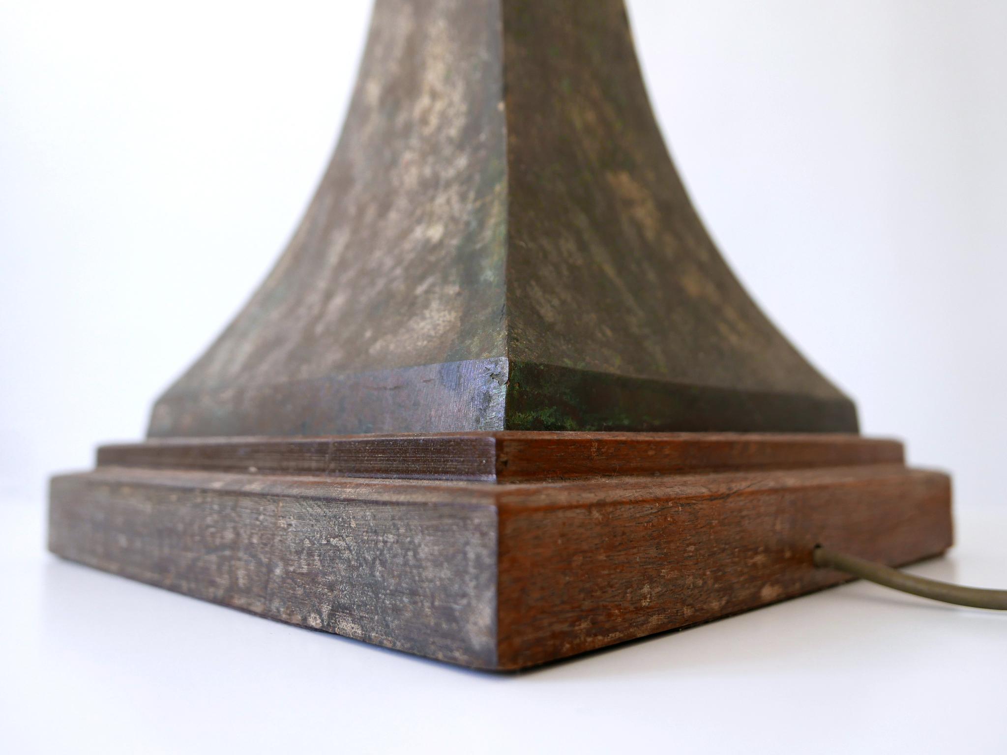 Lámpara de pie Verdigris Bronce de Stewart Ross James para Hansen Lighting, años 60 en venta 10