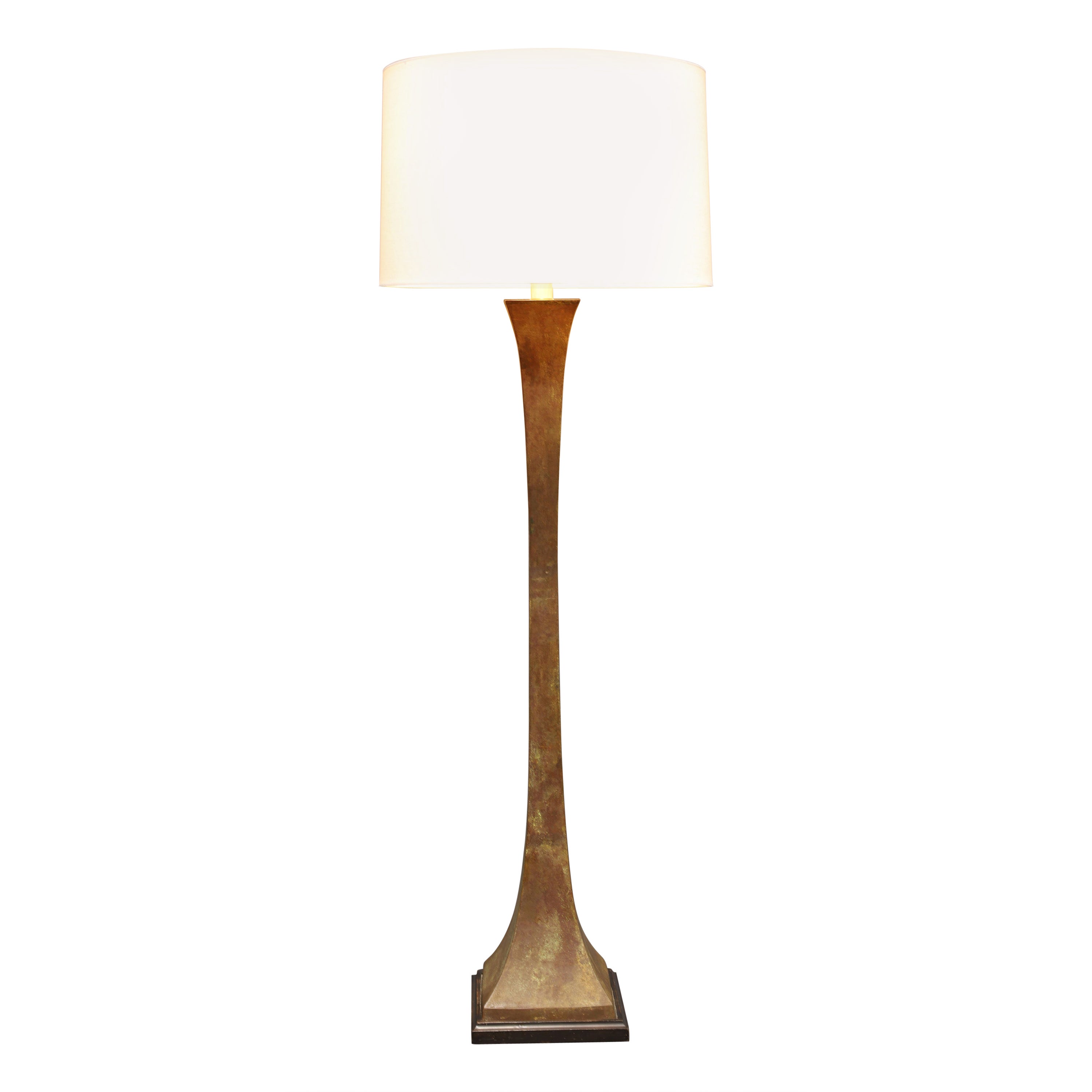 Verdigris Bronze Floor Lamp by Stewart Ross James for Hansen Lighting, 1960s