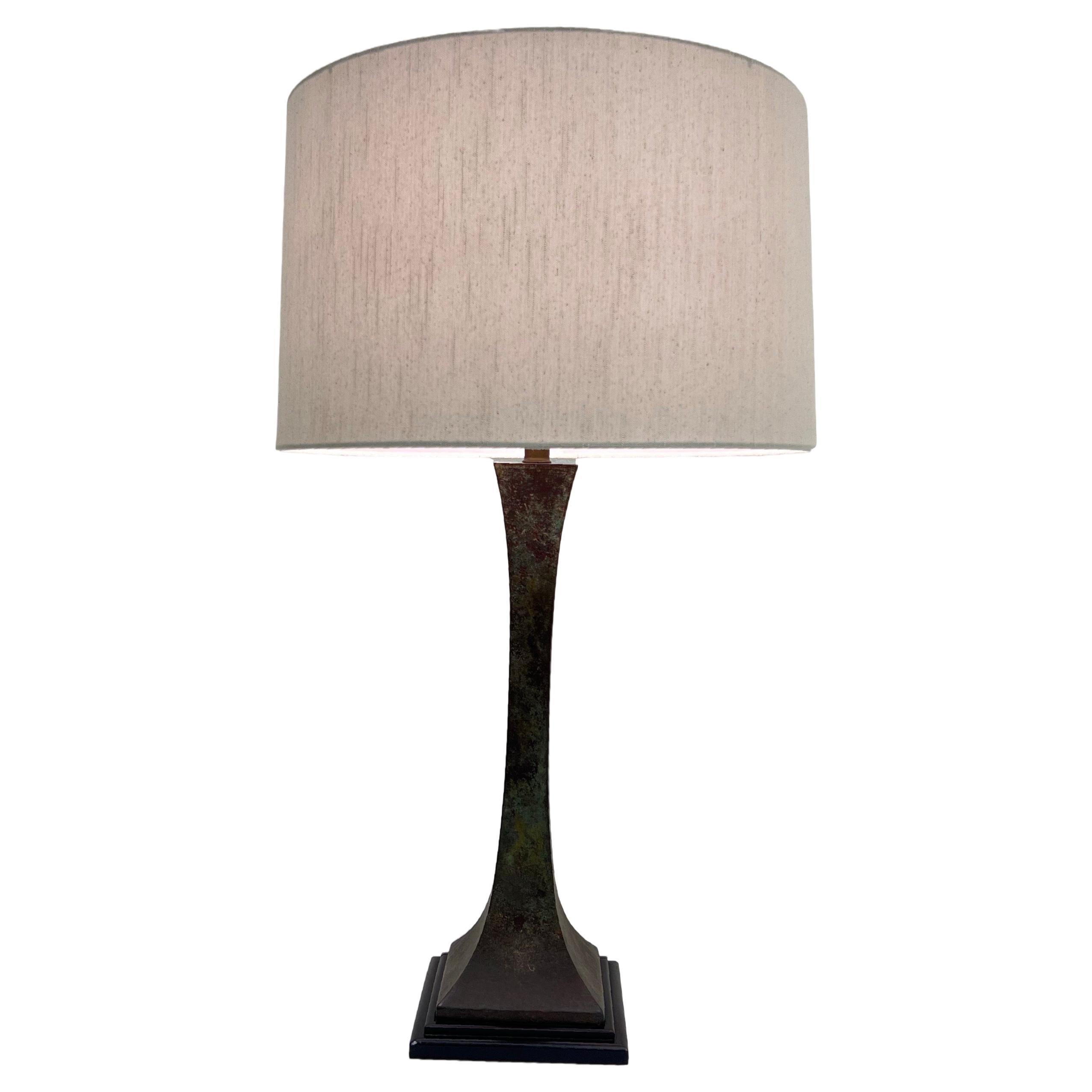 Verdigris Bronze Table Lamp by Stewart Ross James for Hanse Lighting  For Sale