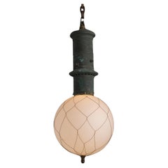 Pendentif en cage en vert-de-gris, Pays-Bas vers 1900