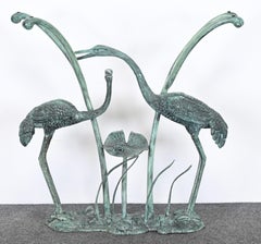 Verdigris Console by Labarge, 1980s