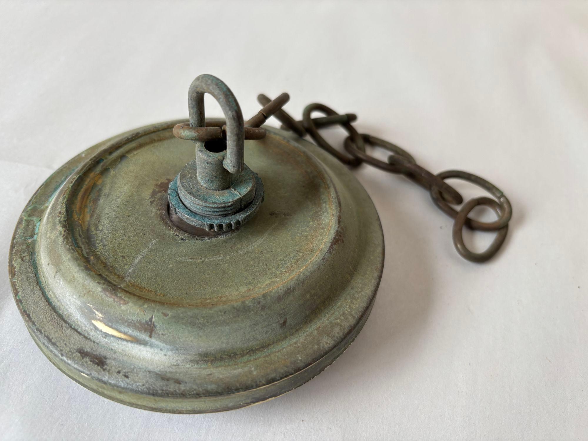 Verdigris Copper Brass Hanging Hall Lantern 4