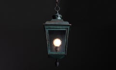 Verdigris Copper Lantern, Italy, circa 1900