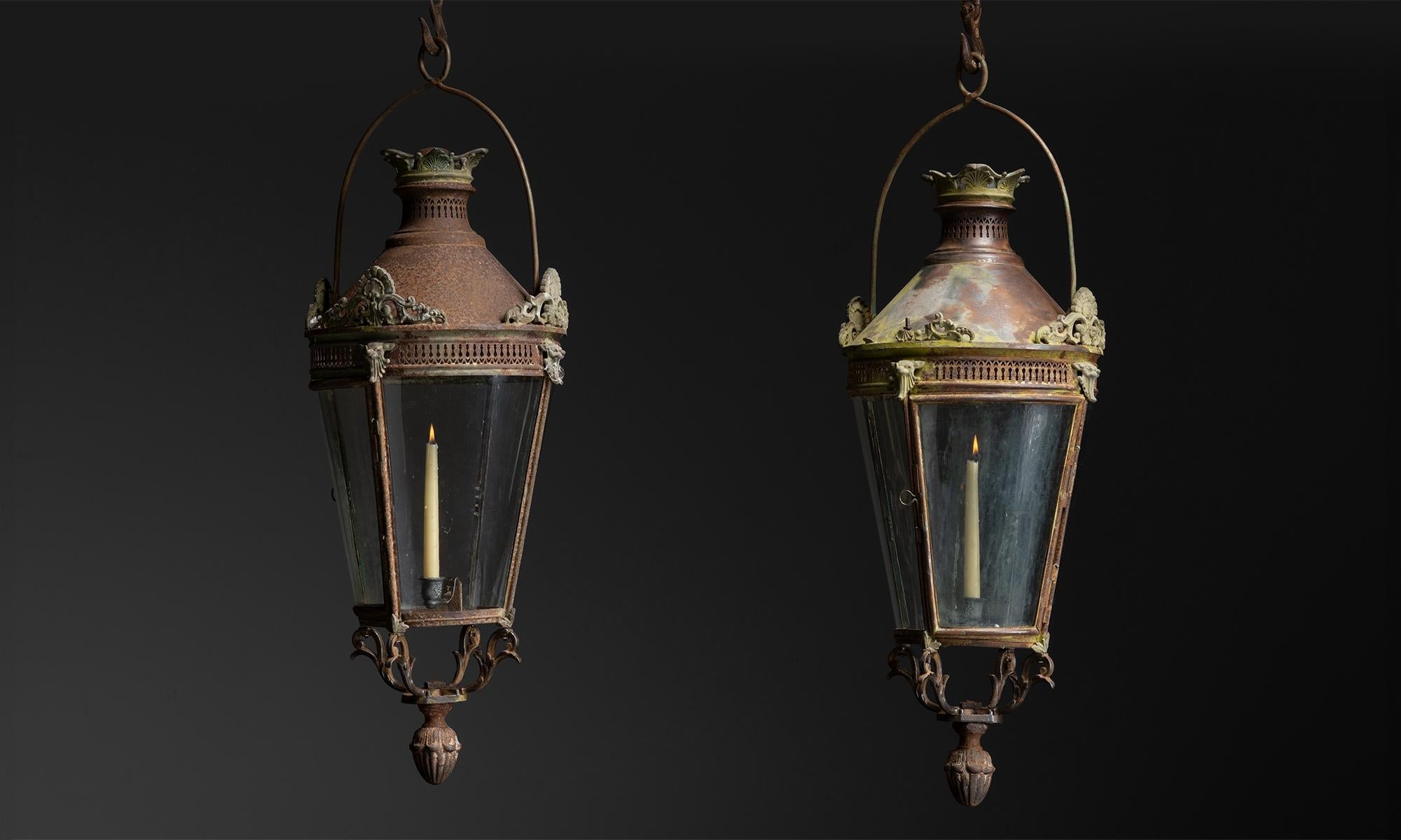 Verdigris Lanterns

Italy circa 1850

15”dia x 39”h

Ref. L4798