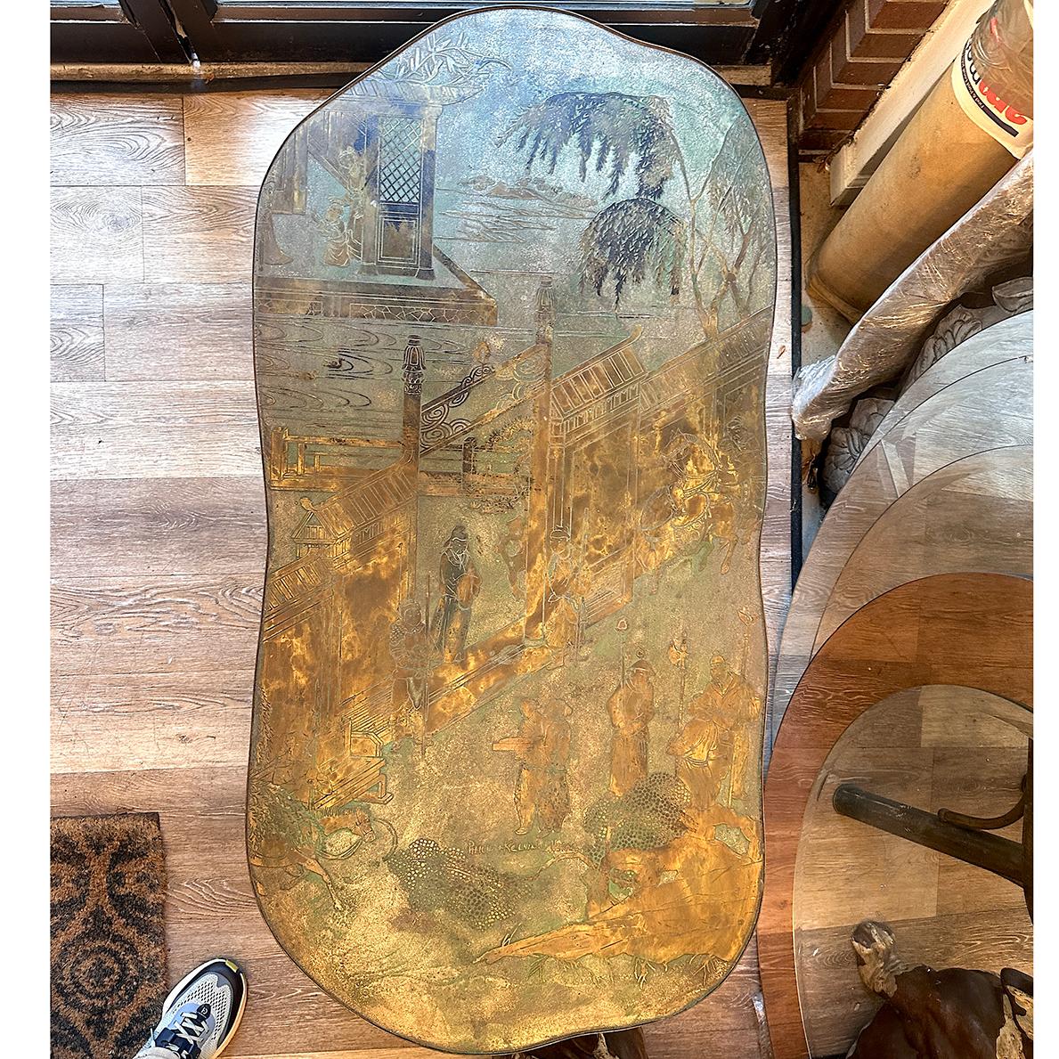 Verdigris Laverne Coffee Table For Sale 3