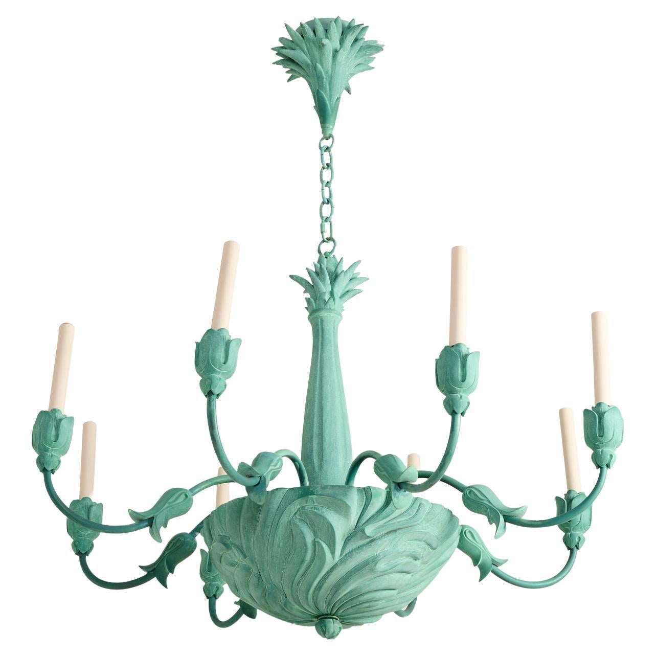 Lampadario Verdigris Tenerife di David Duncan Studio