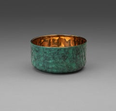 Eaglador - Verdigris Wine Bottle Coaster, Cast in Bronze