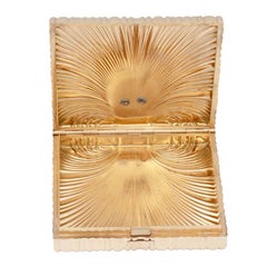 Verdura 14 Karat Cigarette Case Owned by the Emperor of Ethiopia, Halle Salisse