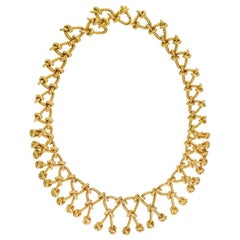 18 Karat Gelbgold Regatta Nautische Halskette von Verdura