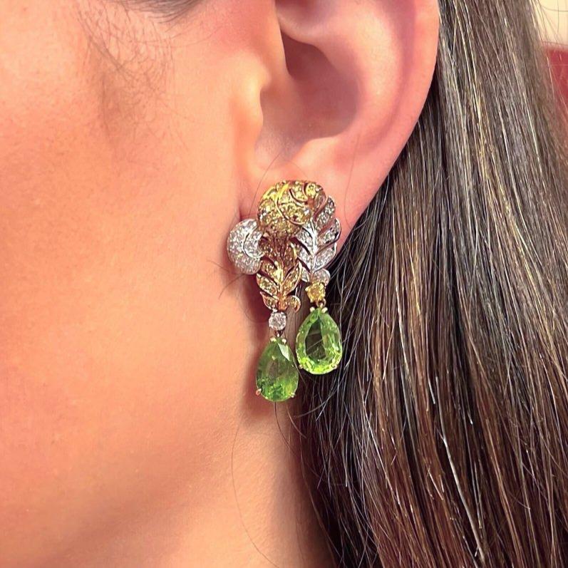  Verdura 1960 Boucles d'oreilles double 