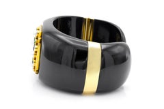 Verdura Black Jade Maltese Cross Cuff