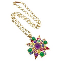 Verdura Byzantine Pendant Brooch Necklace