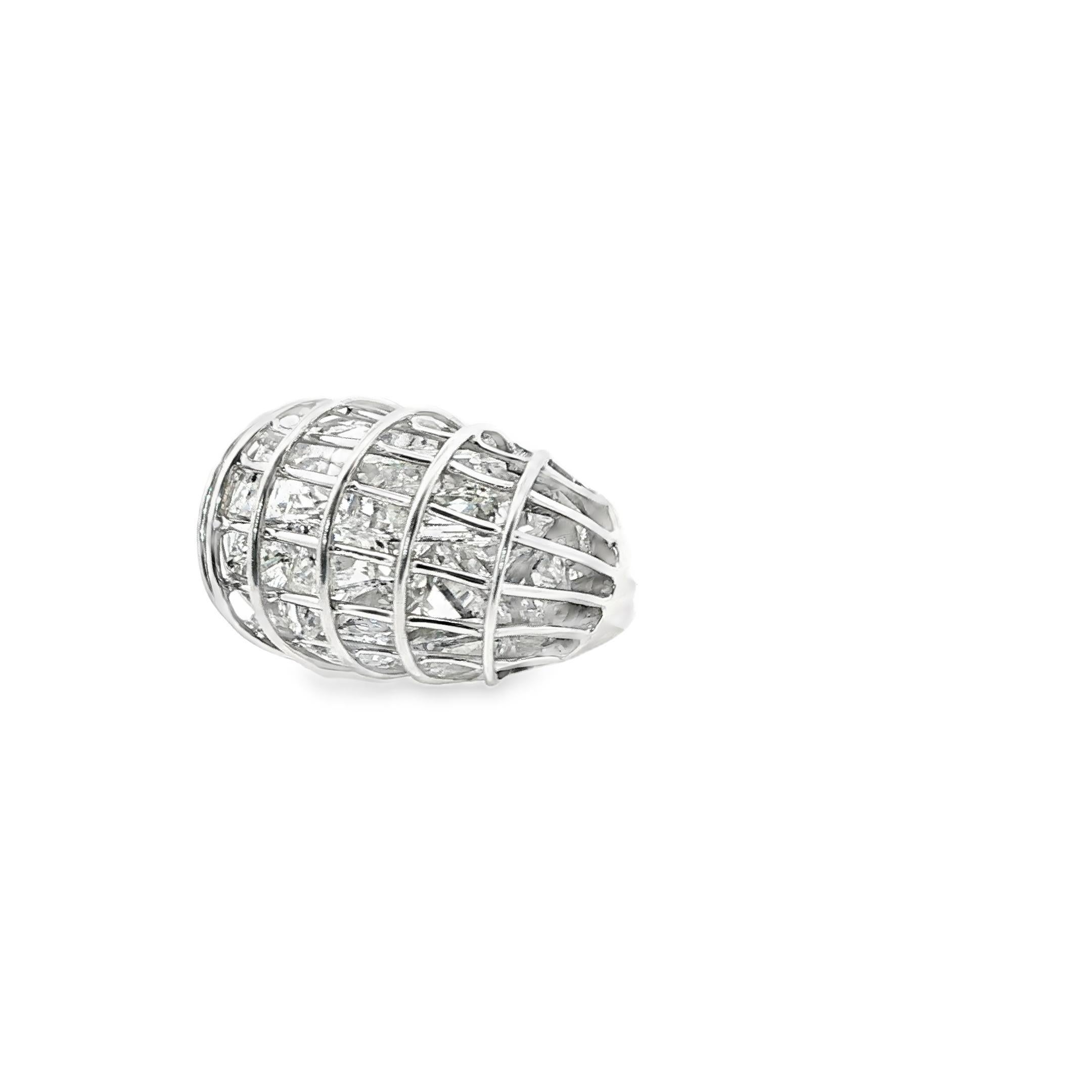 Anillo enjaulado Verdura Corte redondo en venta