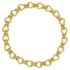 Verwandelbare Gelbgold-Armbänder / Halskette von Verdura aus 18k Gelbgold