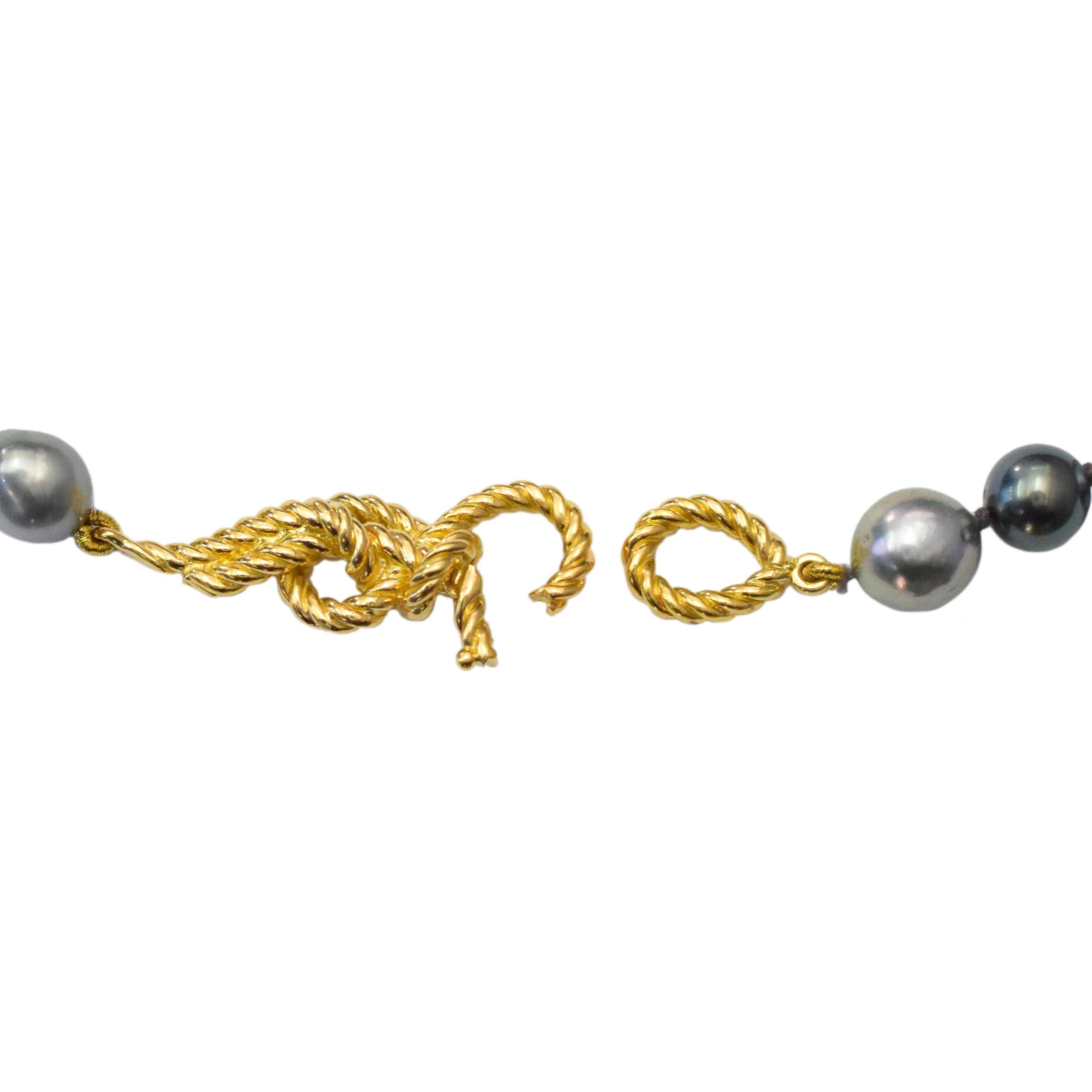 Artist Verdura Cultured Pearl, Apatite and Diamond Necklace