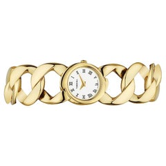 Verdura Curb-Link Gold Bracelet Watch
