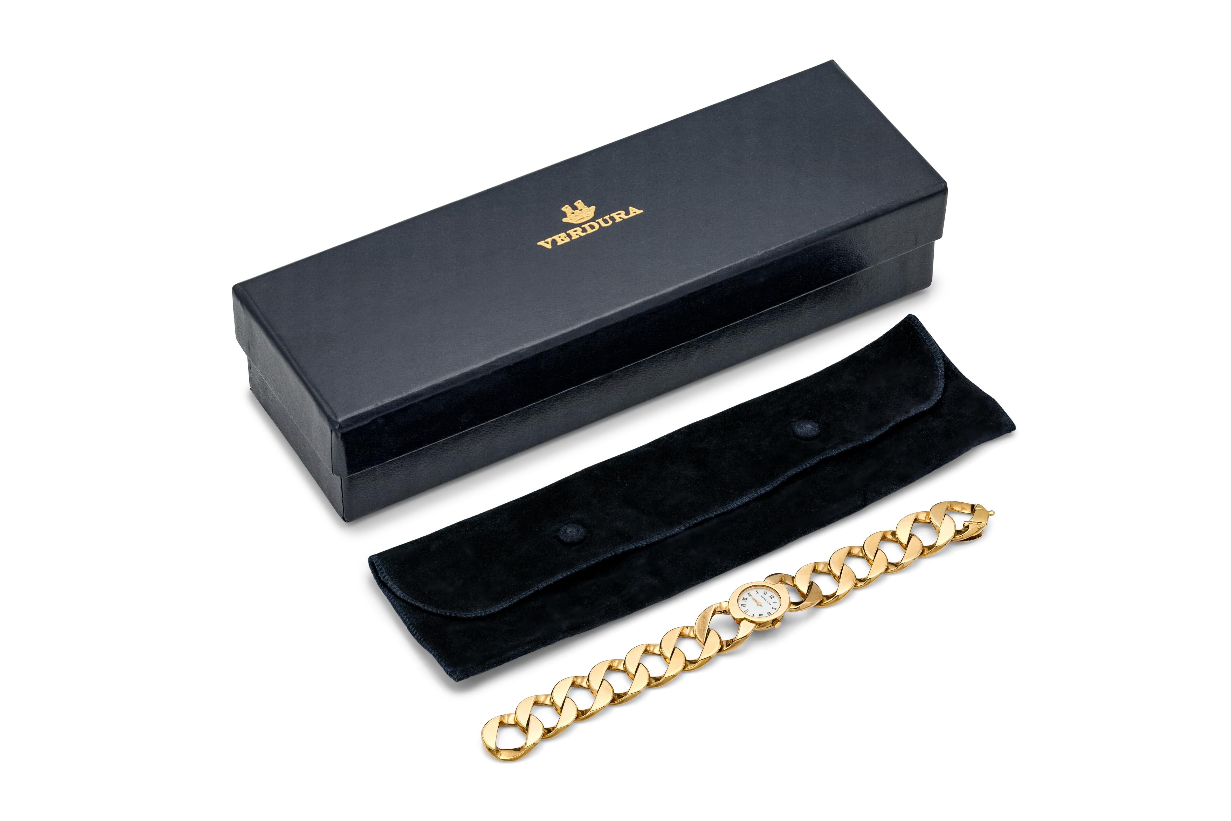 Women's Verdura Curb Link Watch