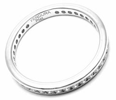 Verdura Diamond Eternity Platinum Band Ring