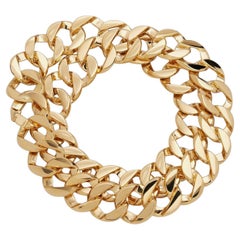 VERDURA  Double Wrap Curb Link  18K Bracelet