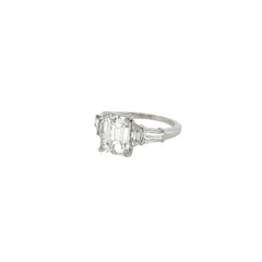 VERDURA Emerald Cut 2.43 Carats Diamond Ring