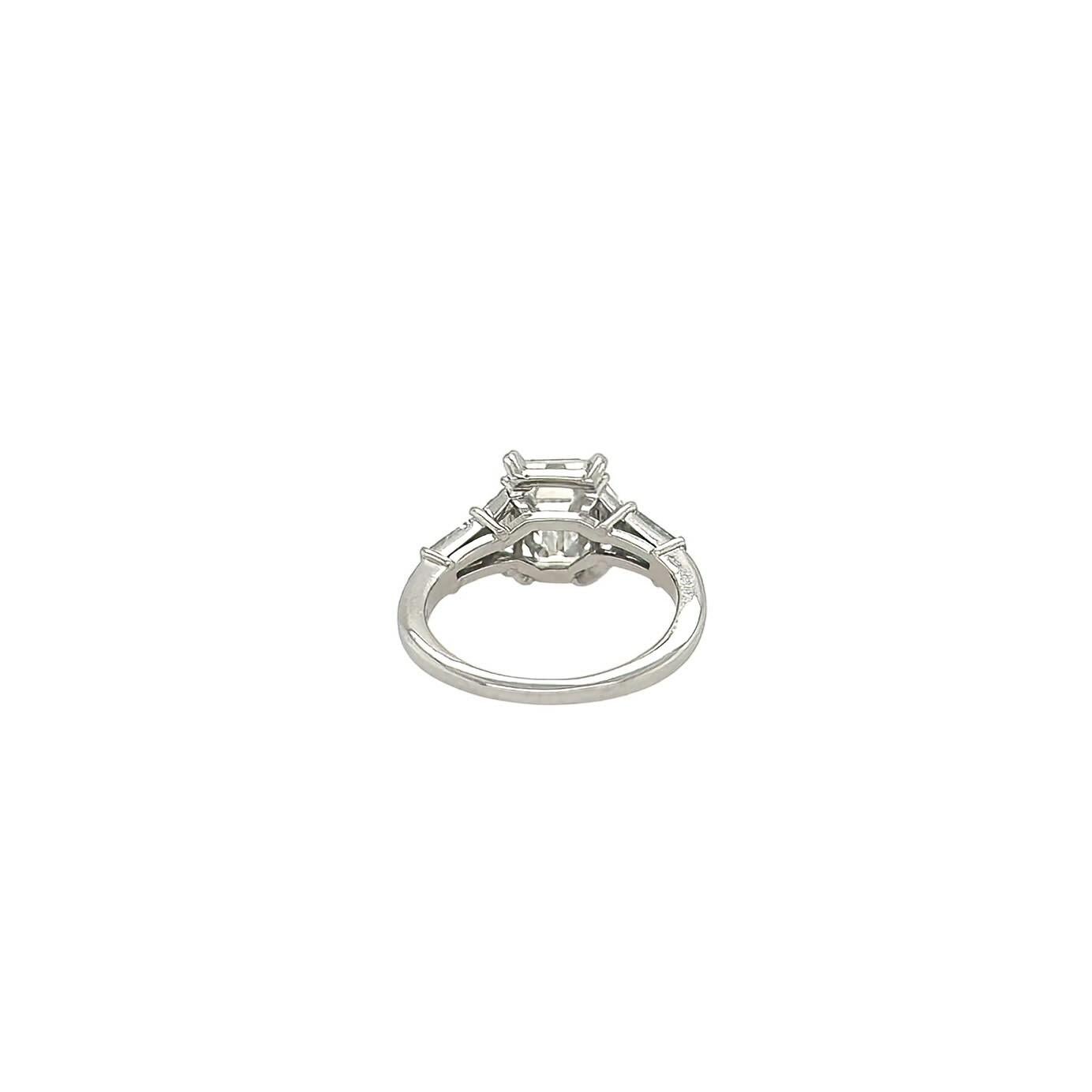 Women's VERDURA Emerald Cut 2.43 Carats Diamond Ring