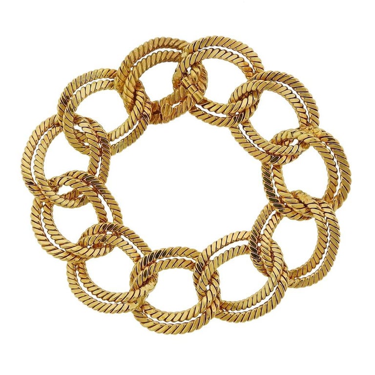 Verdura Gold Link Bracelet at 1stDibs verdura jewelry