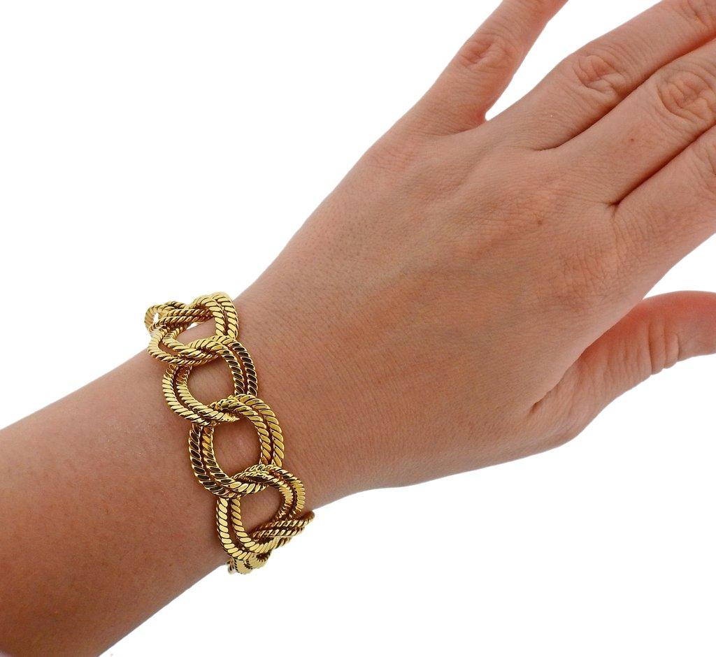 Verdura Gold Link Bracelet 1