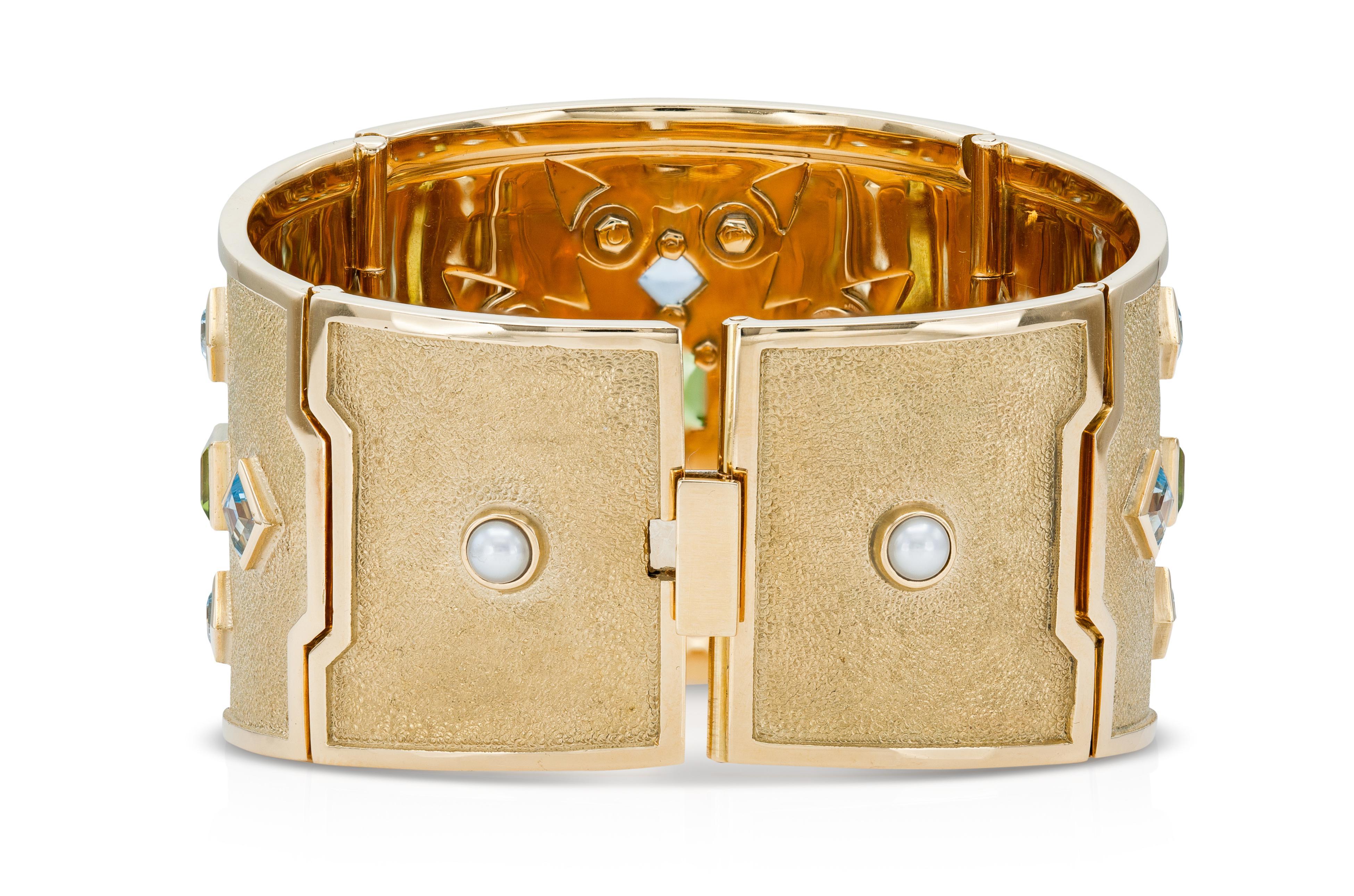 Verdura Gold Malteserkreuz-Armband im Zustand „Gut“ im Angebot in New York, NY
