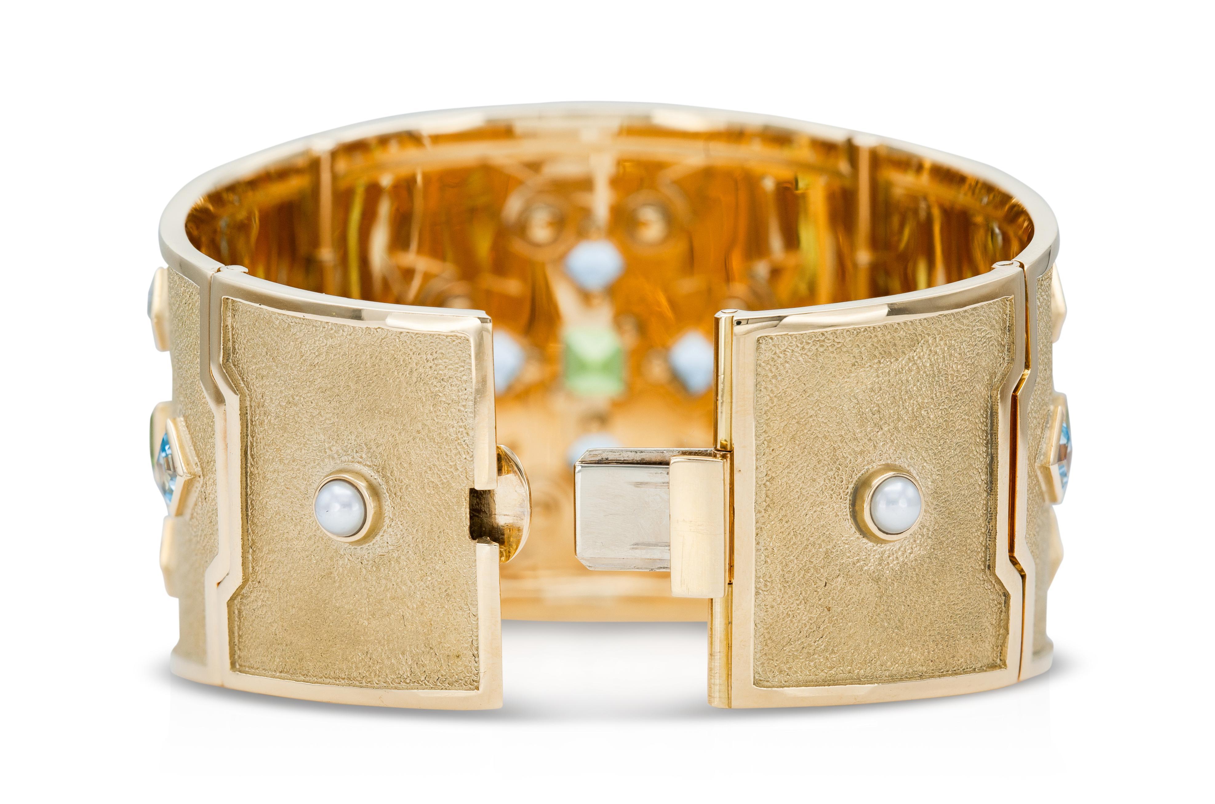 Verdura Gold Malteserkreuz-Armband Damen im Angebot