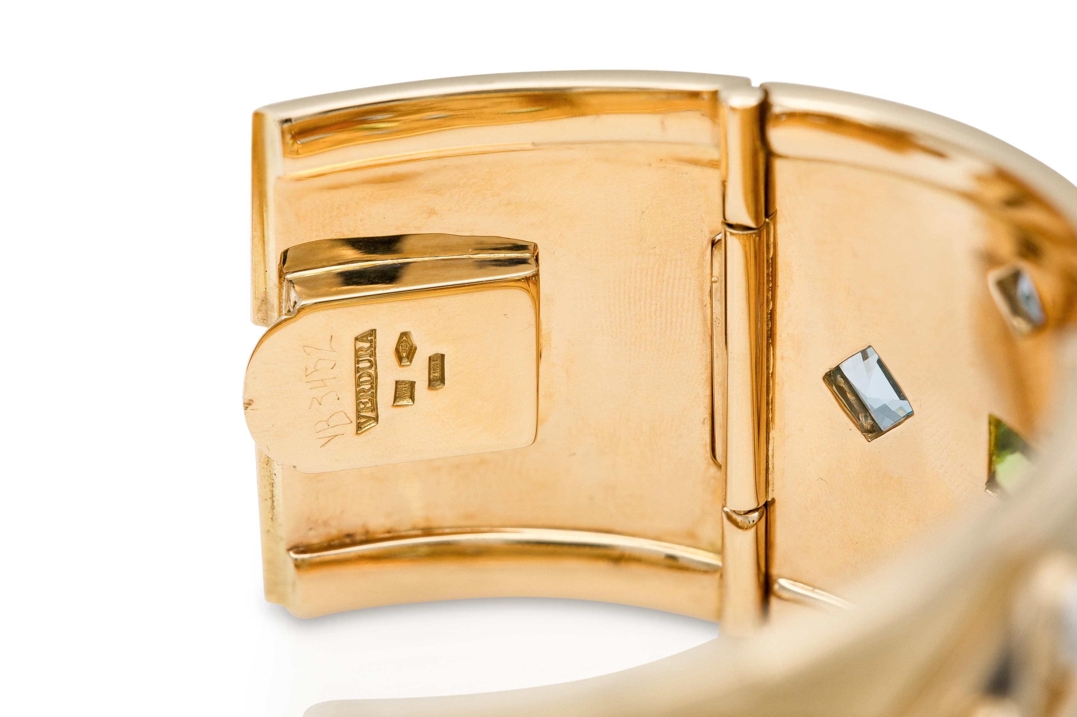 Verdura Gold Malteserkreuz-Armband im Angebot 1