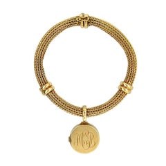 VERDURA Gold Mesh Bracelet Watch