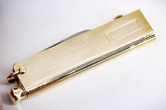Verdura Gold Utility Knife with Clock and Hidden Pen
