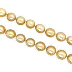 VERDURA Golden South Sea Pearl Necklace