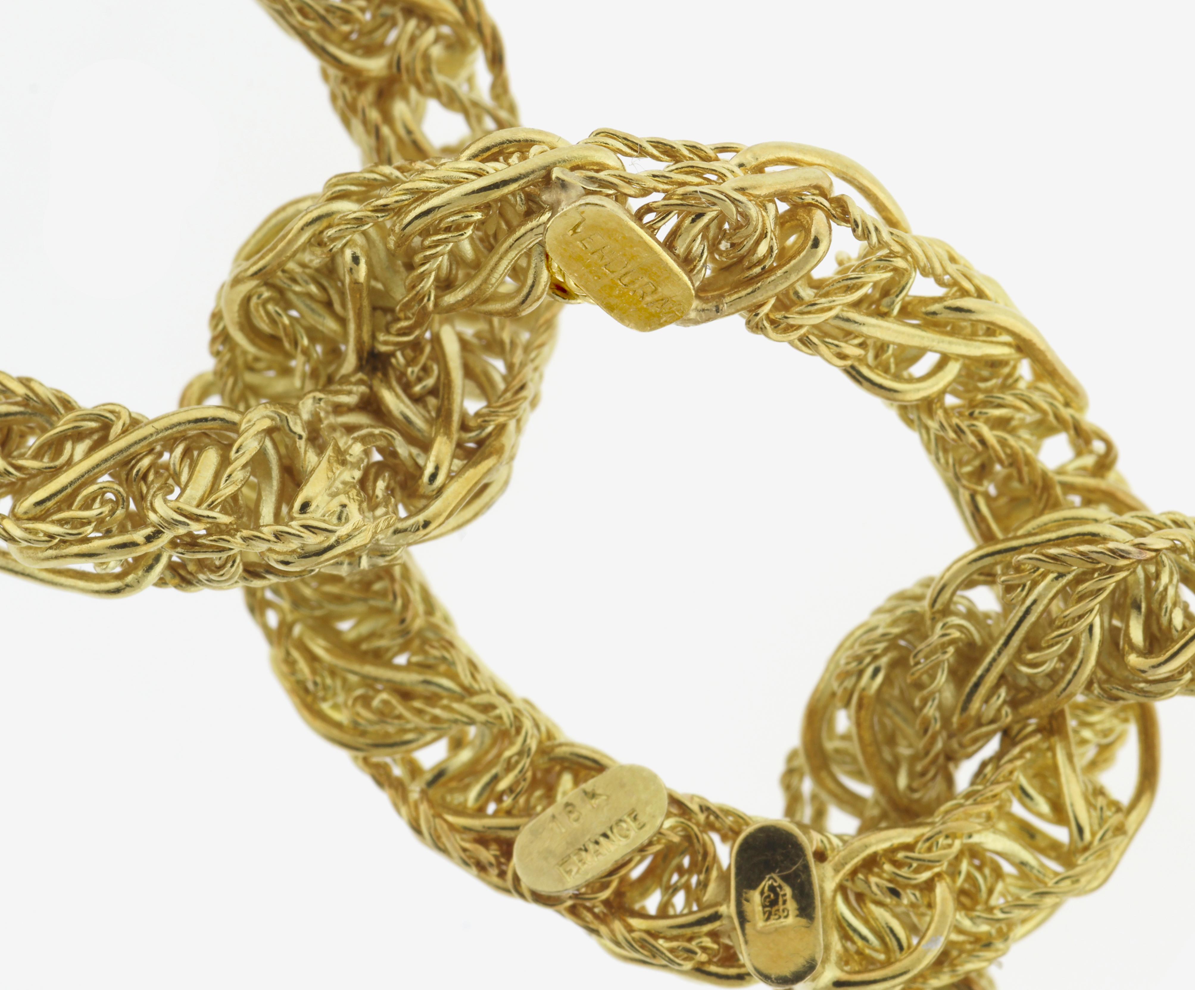 Collana lunga in oro A Link di Verdura: Un capolavoro di artigianato In condizioni ottime in vendita a Bethesda, MD