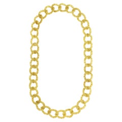Verdura, collier à maillons tissés en or : un chef-d'œuvre de savoir-faire