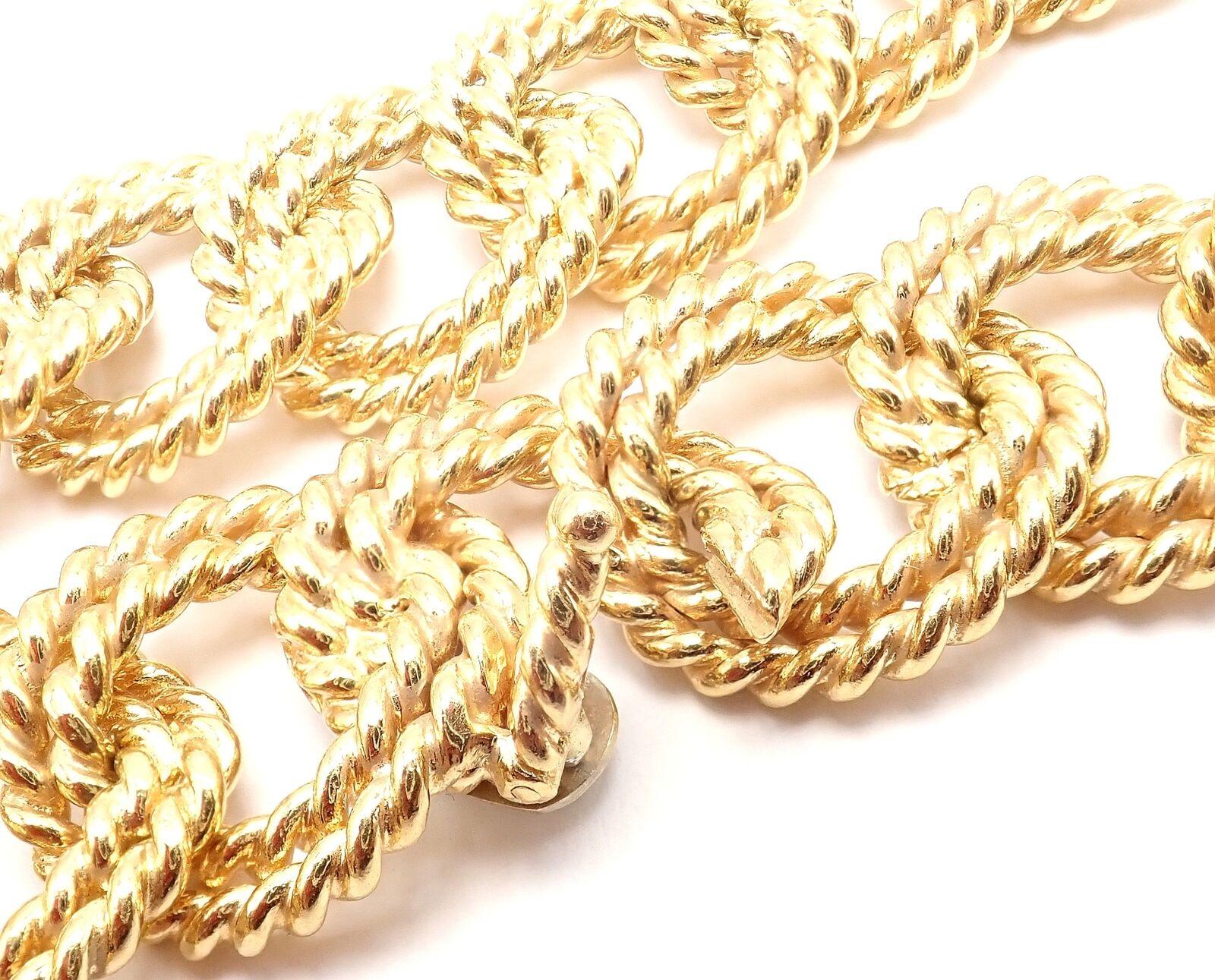 Collana girocollo in oro giallo A Link Nautico di Verdura in vendita 1