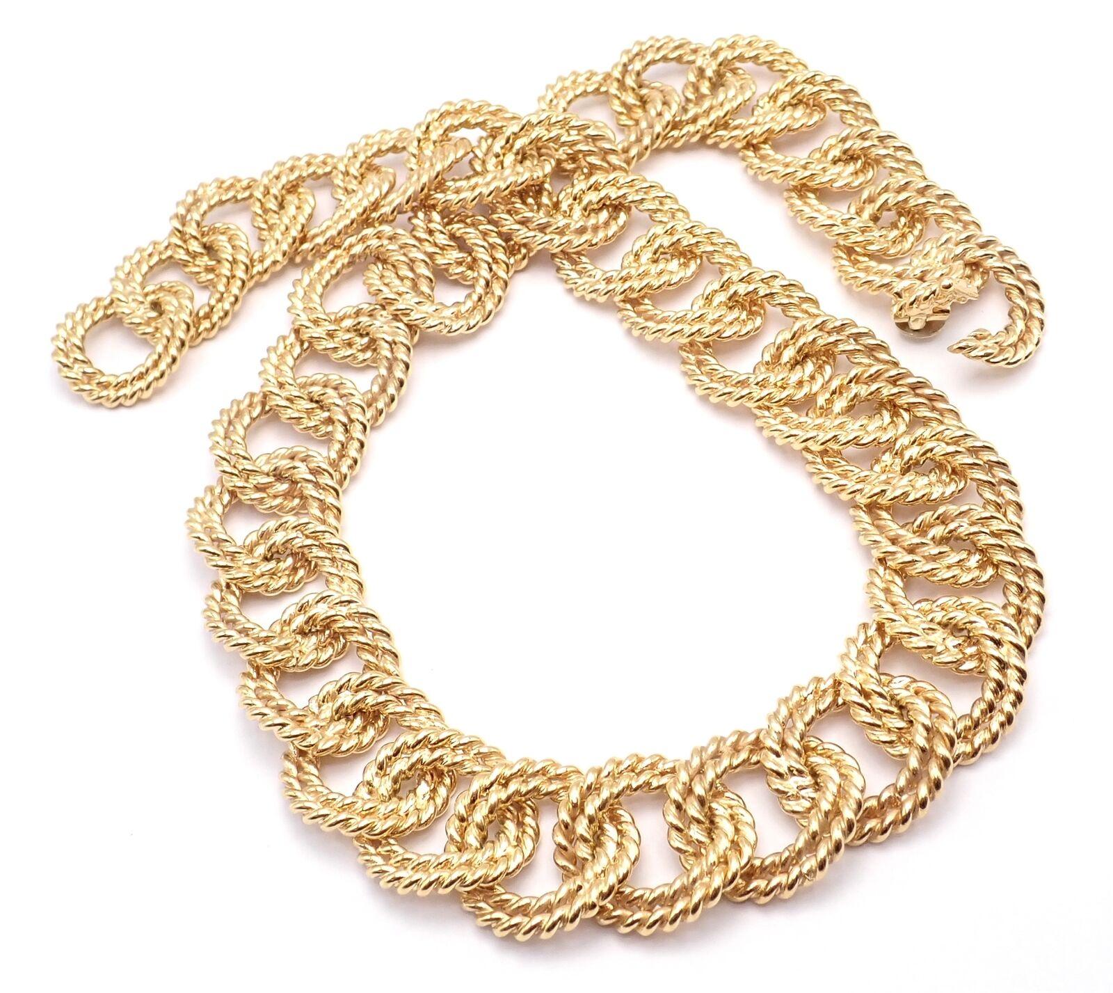 Collana girocollo in oro giallo A Link Nautico di Verdura in vendita 2