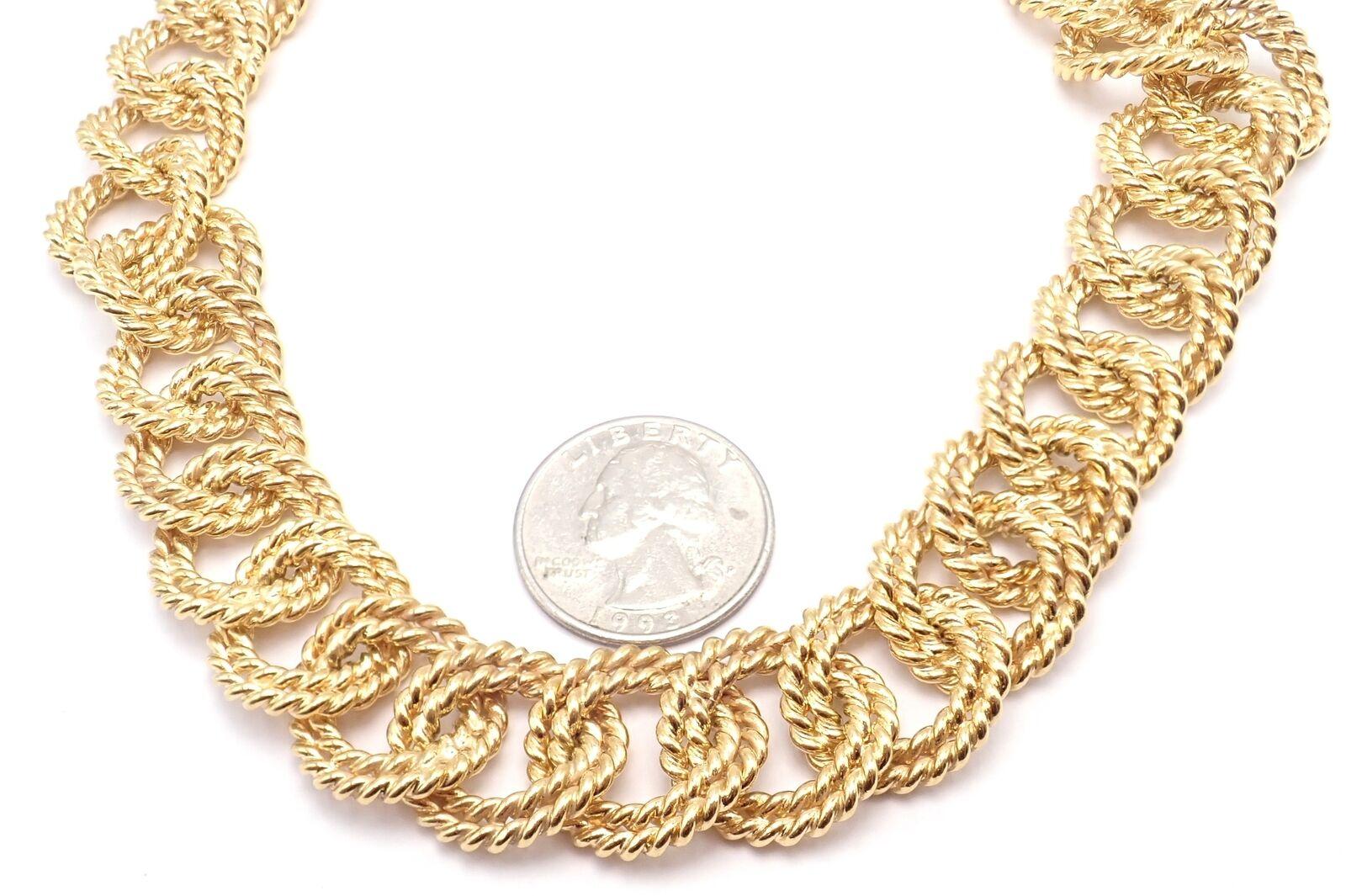 Collana girocollo in oro giallo A Link Nautico di Verdura in vendita 4