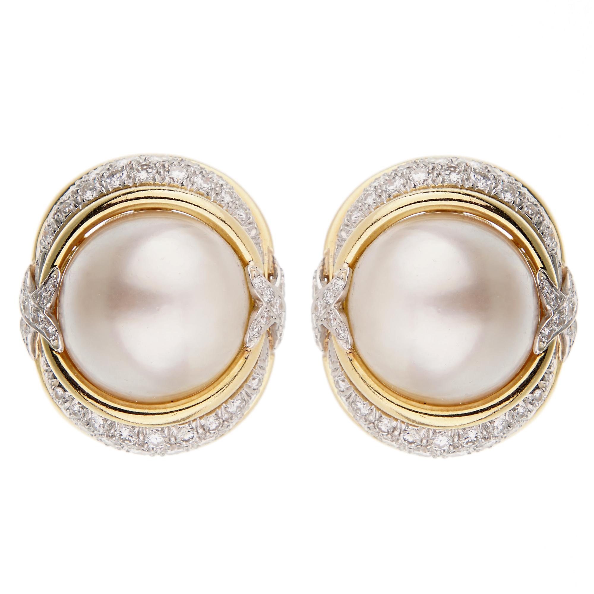 windsor pearl topaz earrings