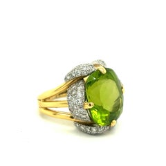 Verdura Peridot Diamond Expandable Ring