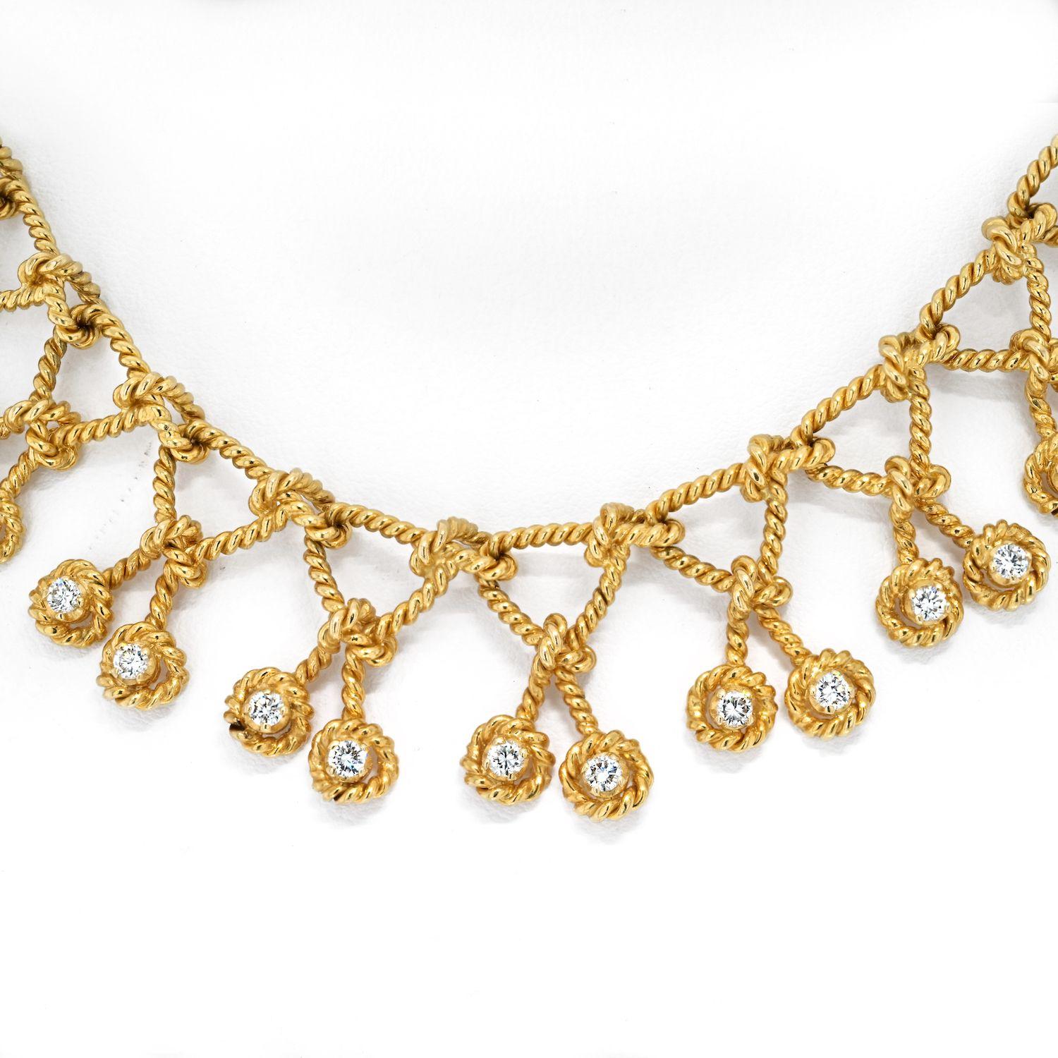 gold dog chain collar
