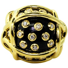 Verdura Polka Dot Gold Ring