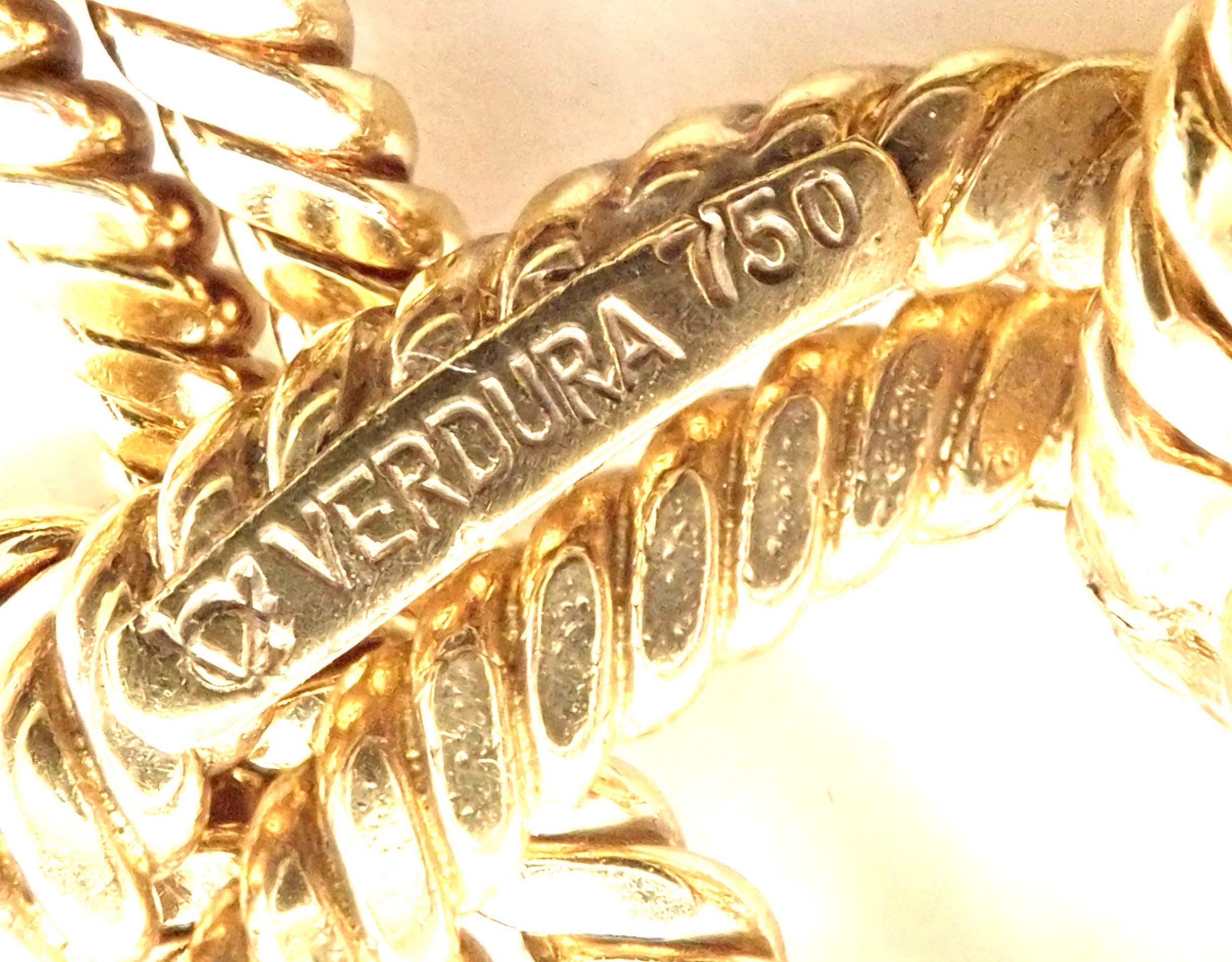 Verdura Rope Link Gelbgold-Armband im Angebot 4