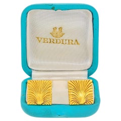 Verdura Shell Cufflinks 1970s