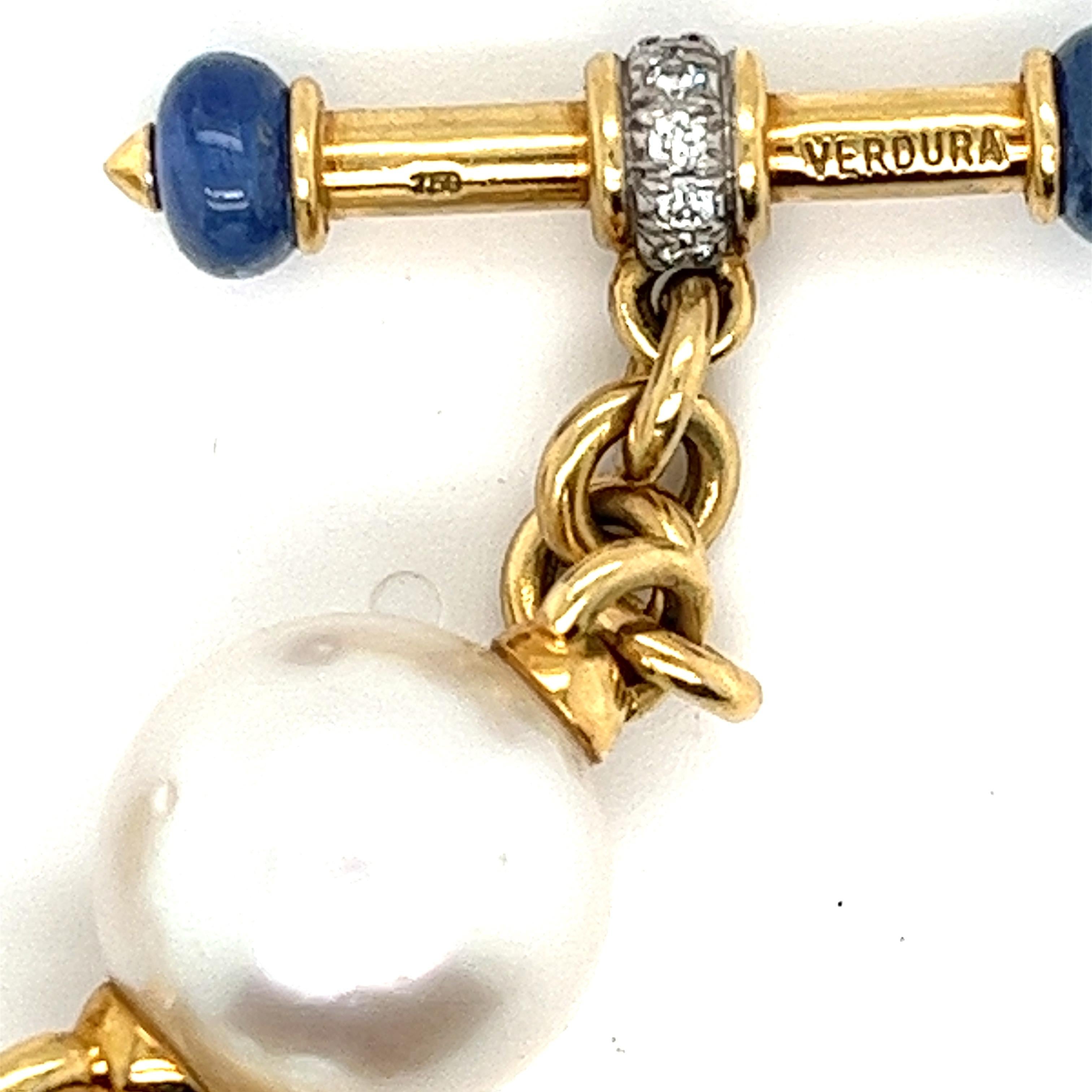 Cabochon Verdura Toggle Bracelet