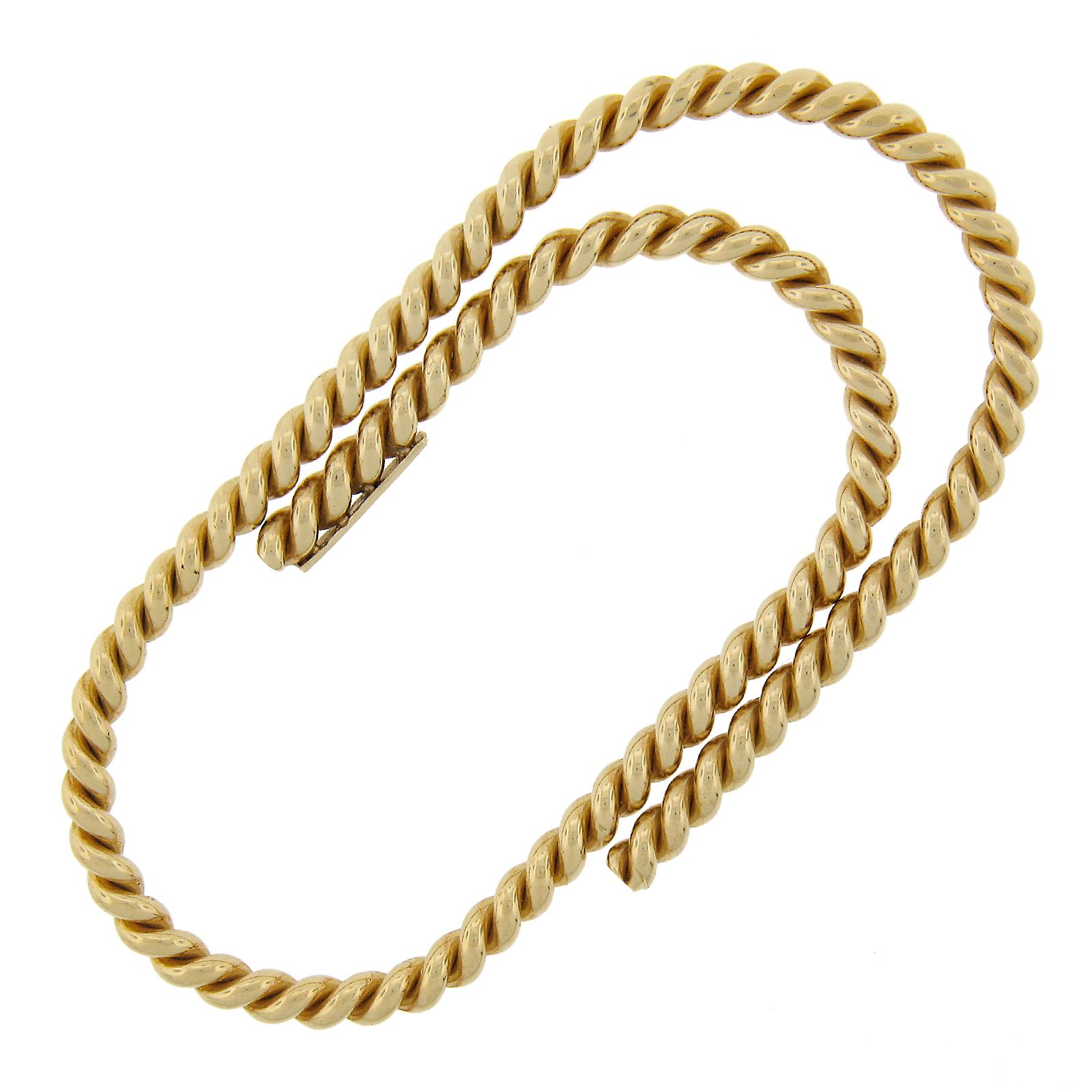 14k gold wire necklace