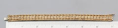 Verdura Yellow Diamond 18k Gold Link Bracelet